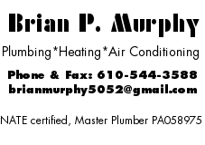 Brian Murphy Master Plumber